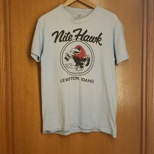 70s Vintage Graphic Tee Nite Hawk Idaho Blue M